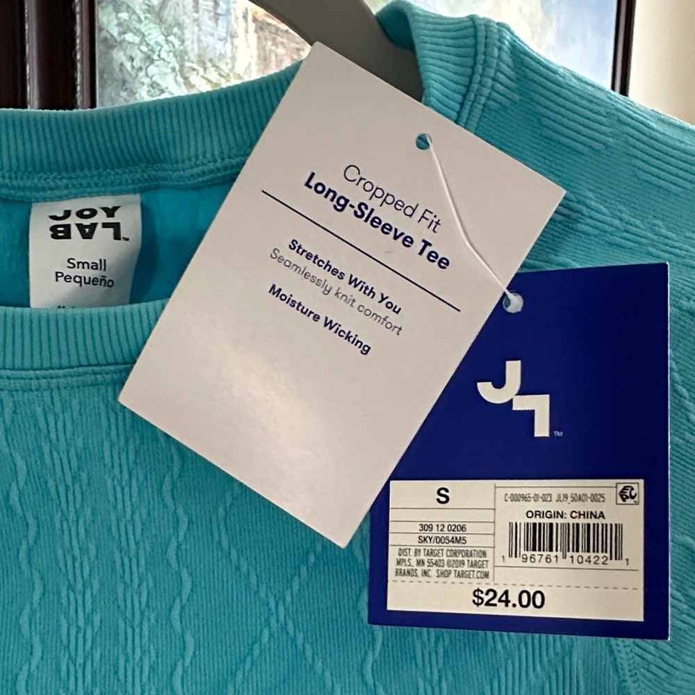 NEW JoyLab Cropped Long-Sleeve Top - Picture 4 of 6
